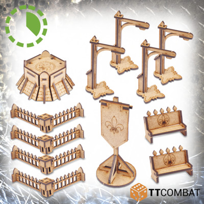 SFG133 TTCombat - Sci-Fi-Gothic - CONVENT ACCESSORIES - (WH40k, Terrain)