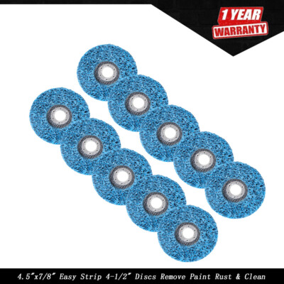 20Pack 4.5''x7/8''  Easy Strip 4-1/2'' Discs Remove Paint Rust & Clean US