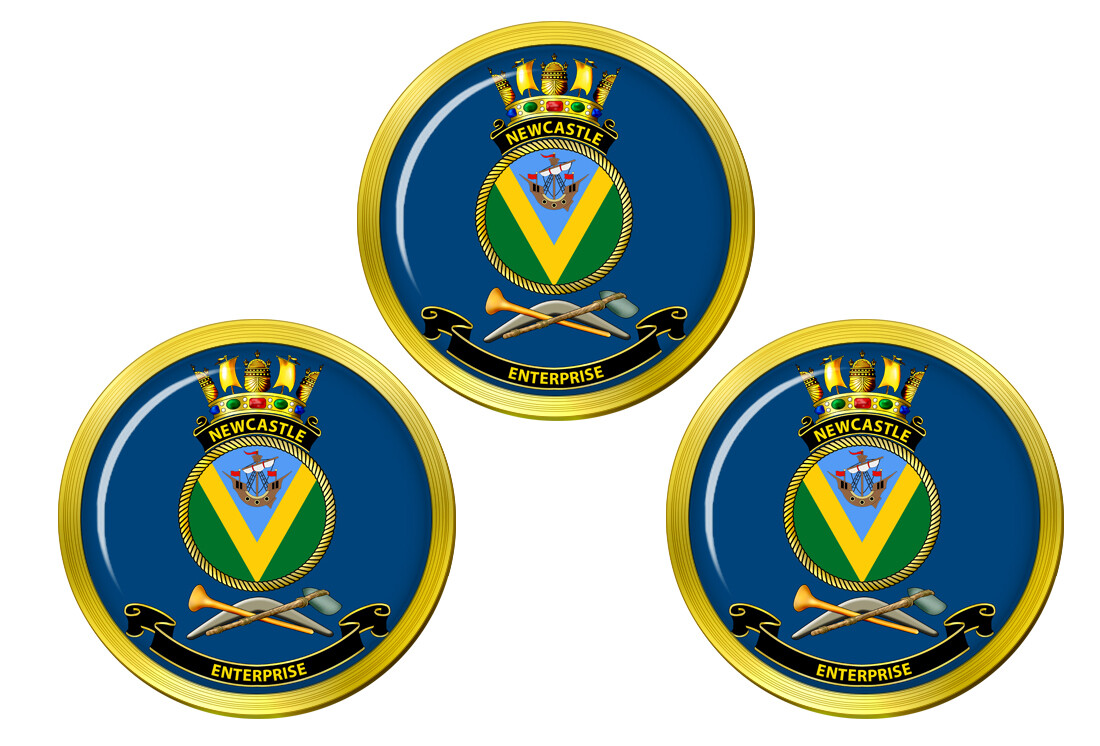 HMAS Newcastle Royal Australian Navy Golf Ball Markers