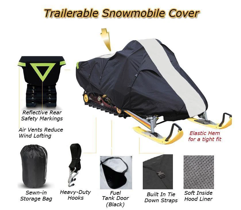 Great Snowmobile Sled Cover fits Ski Doo Touring SLE 1995 1996 1997 1998-2003 - Image 2 of 4