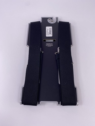J. FERRAR Black & Silver ADJUSTABLE FITS SIZES S-XL Suspenders - Picture 2 of 4