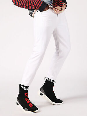 Men's Denim Jeans DIESEL JIFER 0689H STRETCH REGULAR SLIM TAPERED white RRP £209 - Picture 1 of 6