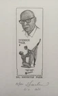 Vasyl Fenchak - 100th anniversary of Czesław Slania's birth - exlibris 2021