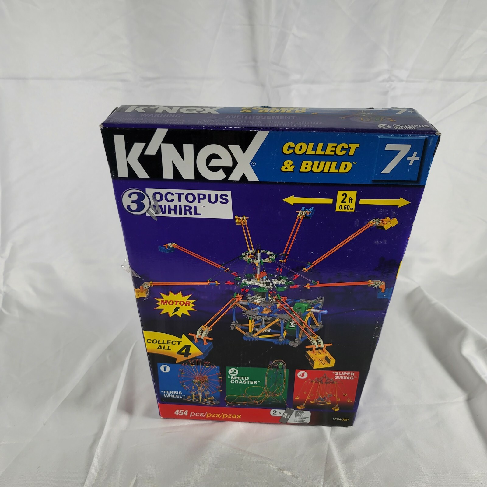 Open Box K'nex Knex Collect & Build 3 Octopus Whirl 454 pcs with Motor ...