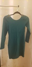 Zara Emerald Green Long Sleeve Dress - Small