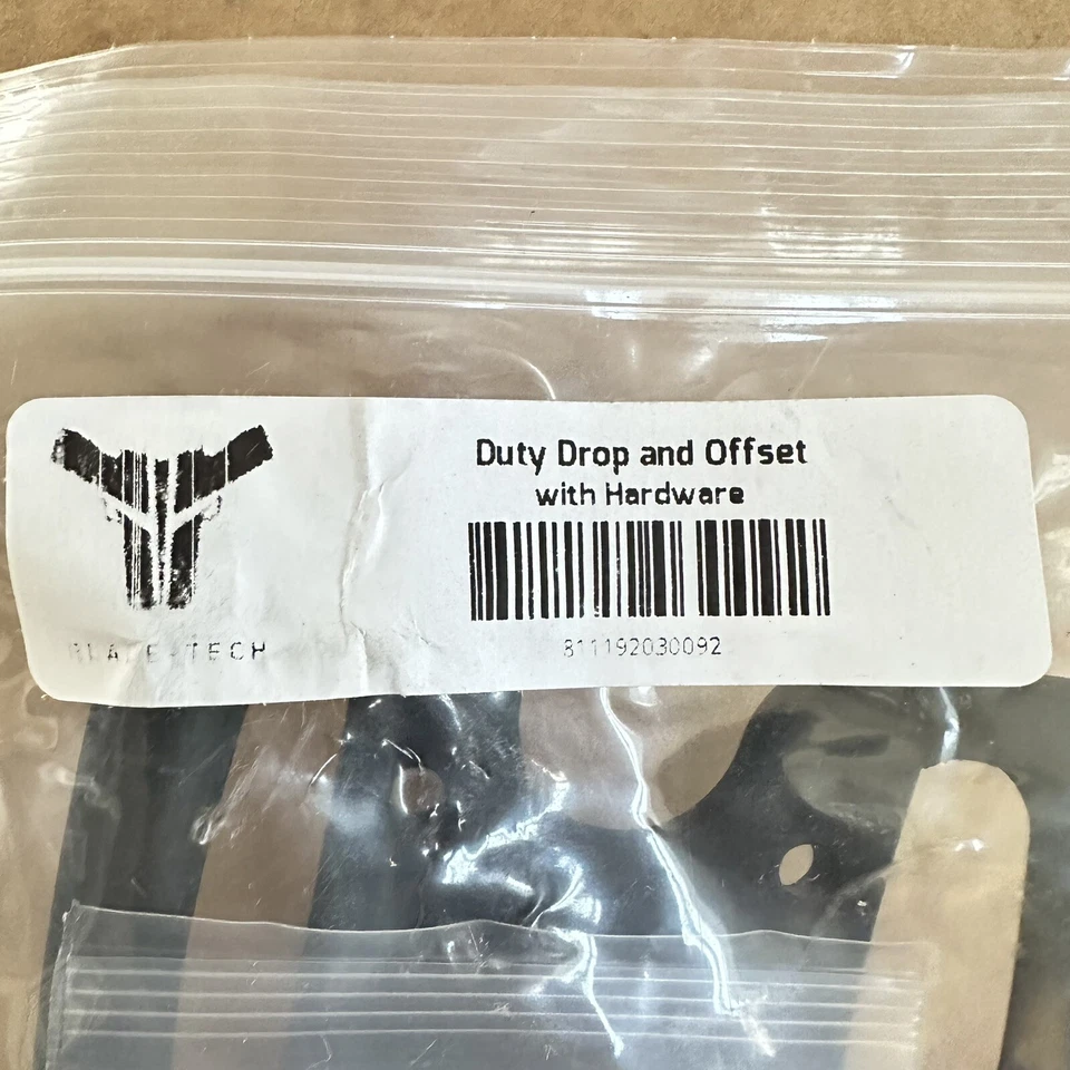 New Blade-Tech Duty Drop & Offset Holster Attachment Platform Black Fits 2" Belt - Image 3 of 4