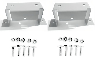 2X Verzinkte Halterung STEMA Anhänger Abstellstützen Klemmhalter Zubehör SET