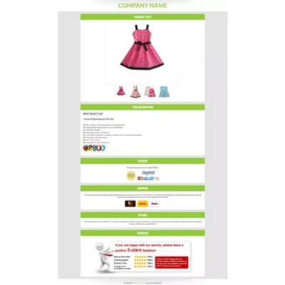 Ebay Listing Template HTML Professional Mobile Responsive Design 2025 Universal - Image 1 of 4