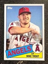 Mike Trout 2020 Topps 1985 Topps 35th Anniversary Black #85-1 NM or better