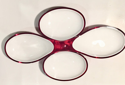 BEAUTIFUL 2-CONTAINER SERVING SET BY GUZZINI MADE IN ITALY 