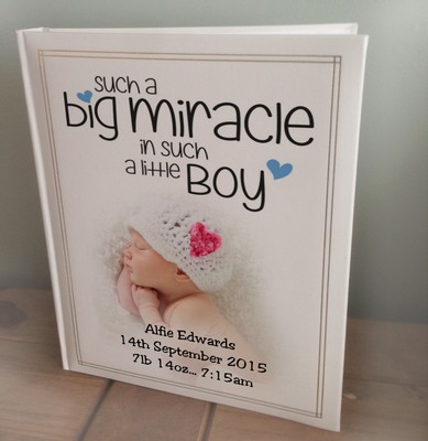 personalised baby boy photo album