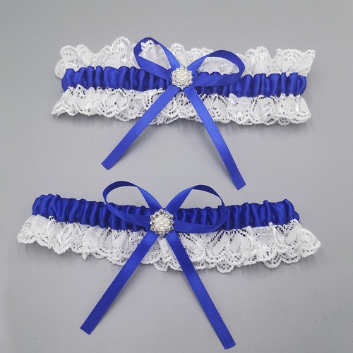 12 Farben Hochzeit Strumpfband Gürtel Set Braut Strumpfbänder für Braut Spitze weiß Übergröße - Bild 64 von 80