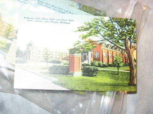 Lot of 106 Vintage Antique 1 cent postcards McKenzie Howe Hall Sturgis Michigan - Picture 2 of 3