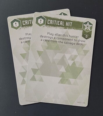 Horizon Zero Dawn Board Game | Critical Hit Nora Marksman Action Cards