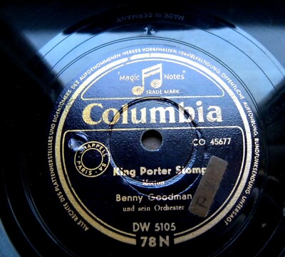 0683/ BENNY GOODMAN-King porter stomp-Stardust-SWING-KLASSIKER-78rpm Schellack