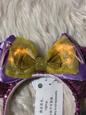Disney Parks Disney Shanghai Minnie Ears Light Up Headband  display picture 1