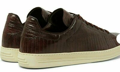 TOM FORD Warwick Lizard Eidechse Sneakers Shoes Schuhe Turnschuhe Trainers 44 10
