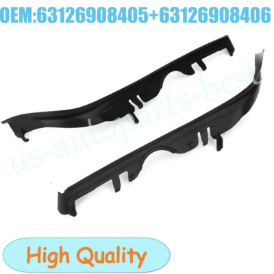 New Pair Upper Headlight Headlamp Gaskets Sealing Strip For BMW 5 E39 99-03