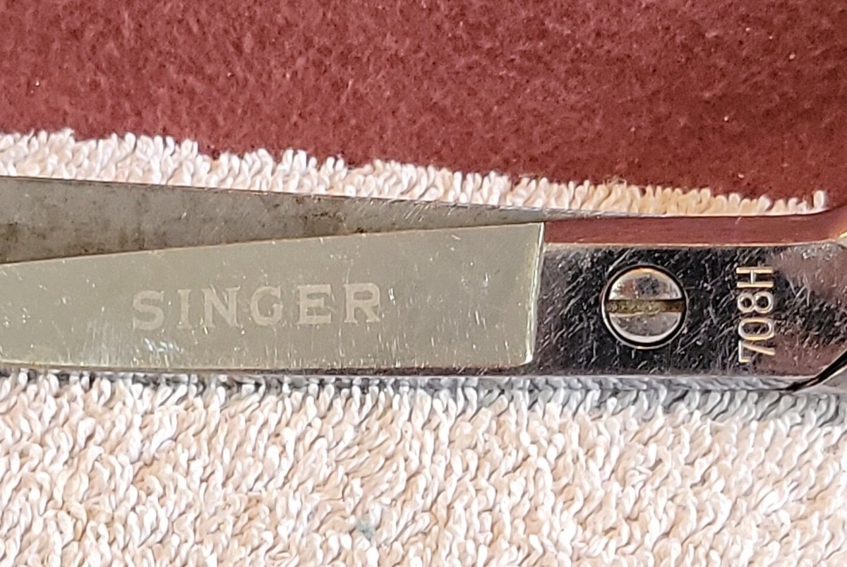 Vintage SINGER Scissors 708H The Singer Co Brazil | eBay