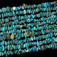 Natural Rough Blue Turquoise Pebble Nugget Chip 4-6MM 5-7MM 6-8MM Beads D429 