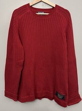 Polo Jeans Company Ralph Lauren Red Sweater 100 Cotton Size XXL 90s/Y2K