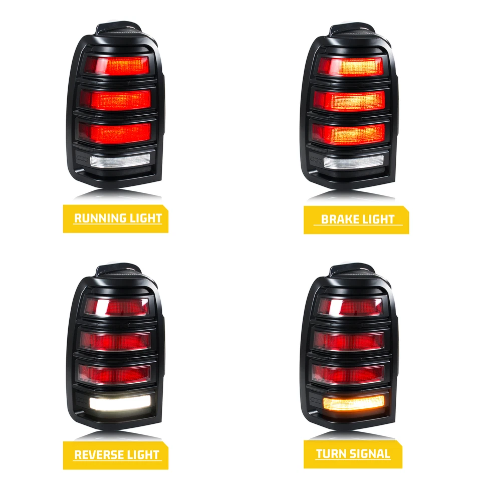 Luces traseras LED secuenciales para Toyota 4Runner 1996-2002 luces traseras Foto 3 de 4