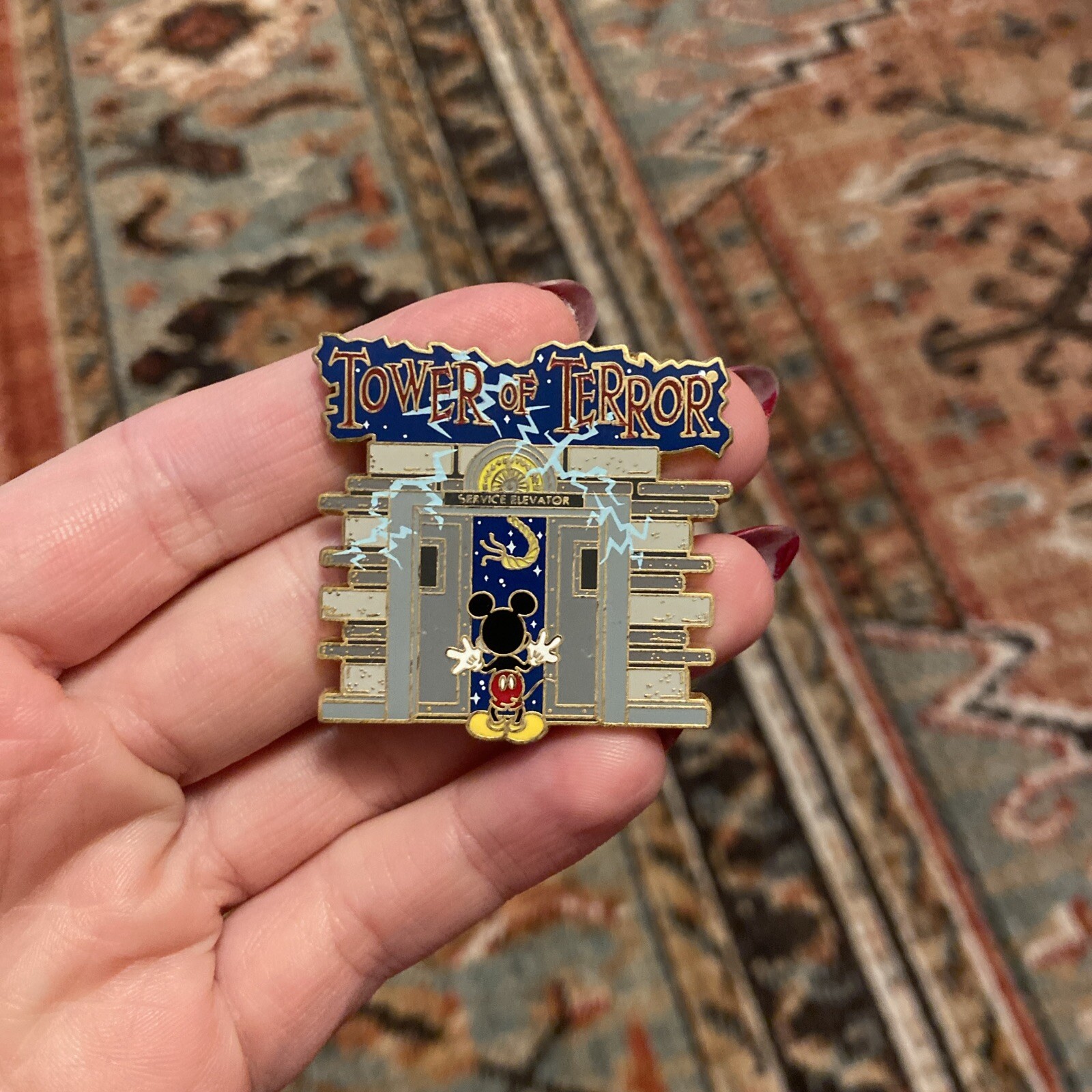 Tower Of Terror Pin Mickey Broken Cable 2008 Disneyland Paris