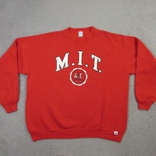 Vintage M.I.T. Sweatshirt size XL Discus Athletic Tultex Made in USA College