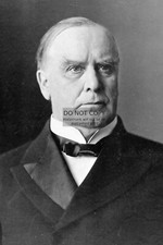 PRESIDENT WILLIAM McKINNELY PRESIDENTIAL PORTRAIT 4X6 PHOTO POSTCARD