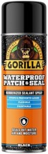 Gorilla Waterproof Patch  Seal Spray Rubberized Sealant Spray Black 16 Ounces