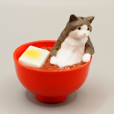 Cat Zenzai Neko Cafe Mini Figure Mascot Capsule Toy Bandai Japan zz578