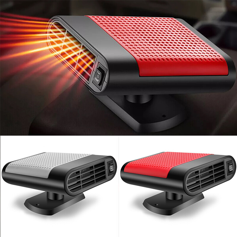 Produktbild von Udbrud Auto Heizlüfter, 12V 150W Tragbare Autoheizung, 2 In 1 Auto Heizung & Kühlventilator Entfroster Mit 360° Drehbasis, Heizung Mit Luftreinigungsfunktion Für Auto Windschutzscheibe Heizlüfter
