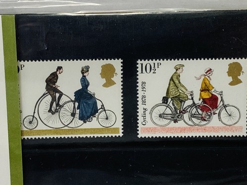 british post office cycling set 9p 10p 11p 13p - Picture 2 of 4