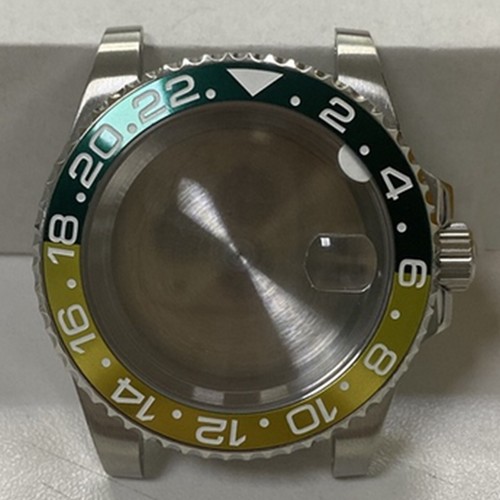 Cassa orologio 40 mm acciaio inox per Miyota 8215 8205 8200 Mingzhu 2813 3804 - Foto 27 di 40