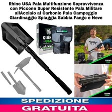 Pala Multifunzione Sopravvivenza con Piccone Super Resistente Pala In Acciaio 
