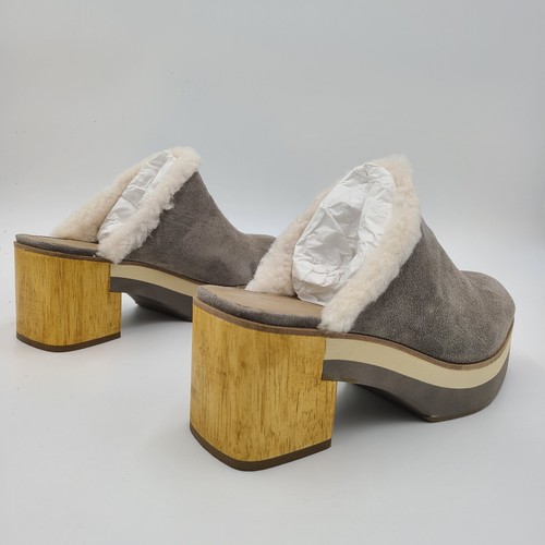 Bernardo Sky Clogs Mule Women's 9M Dusk Split Suede Block Heels Made In Brasil - 第 11/12 張圖片