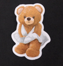 Teddy Bear Marilyn Monroe Dress Cute Teddy Bear Sticker 2.5