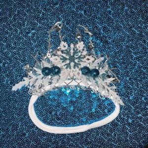 snowflake headband baby