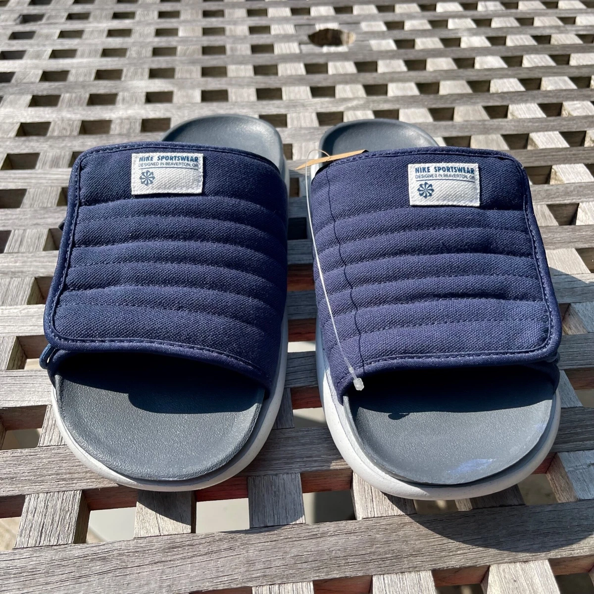 Nike Asuna 2 NN Blue Slippers Slides Sandals Sz 13 DC1460 003