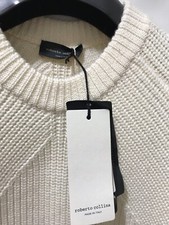 Roberto Collina Italian luxury fantastic Merino wool Sweater, L, 52/42US NWT 625