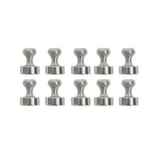 Push Pin Magnets, 10 piece, Magnetic Fridge Hanger, Strong Rare Earth Heavy Duty