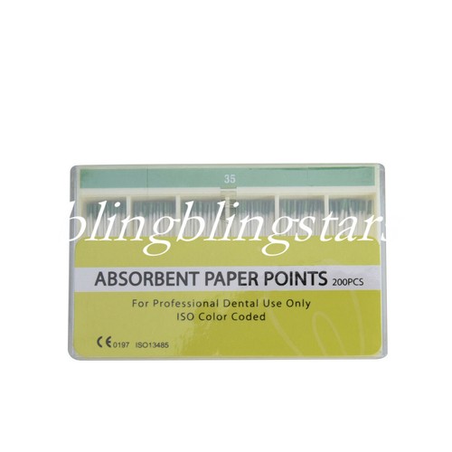 200 Pcs Dental Absorbent Paper Points Endodontic Gutta Percha Sterile #15-#40 - Picture 5 of 44