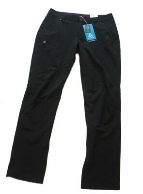 DAMEN ODLO WANDERHOSE TREKKINGHOSE OUTDOORHOSE FREIZEIT  SCHWARZ ALTA BADIA 42