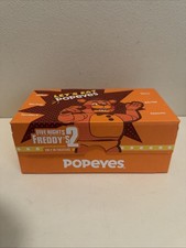 Popeyes Five Nights at Freddy's 2 Box Only Never Used Perfect Condition L K
