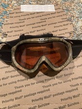Mens Ski Snowboard Camo Goggles Red Tint Used Good Condition