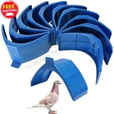 20x Pigeon Dove Bird Rest Stand Frame Dwelling Perches Roost Bird Supplies Blue