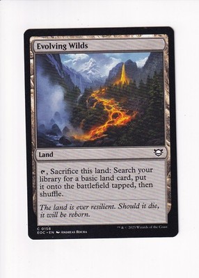 MAGIC THE GATHERING MTG COMMANDER: EDGE OF ETERNITIES EVOLVING WILDS (#2)
