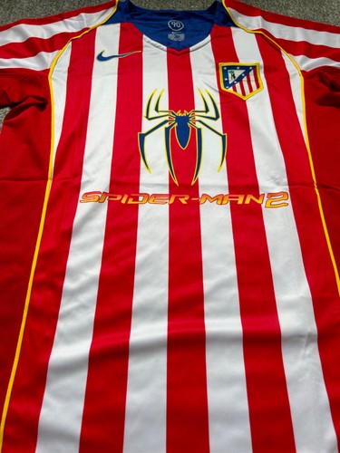 Athletico Madrid 2003/2004 Football Shirt Spiderman Edition RARE Size Medium M - Picture 3 of 16