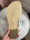 Michael Michael Kors Women's Gold Leather Thong Sandals Ankle Strap Buckle 6 — photo 3