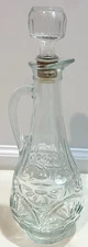 Vintage Mogen David Concord Wine Glass Decanter Marked MD79 w/ Matching Stopper